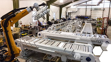 Industrial robots in metallurgy